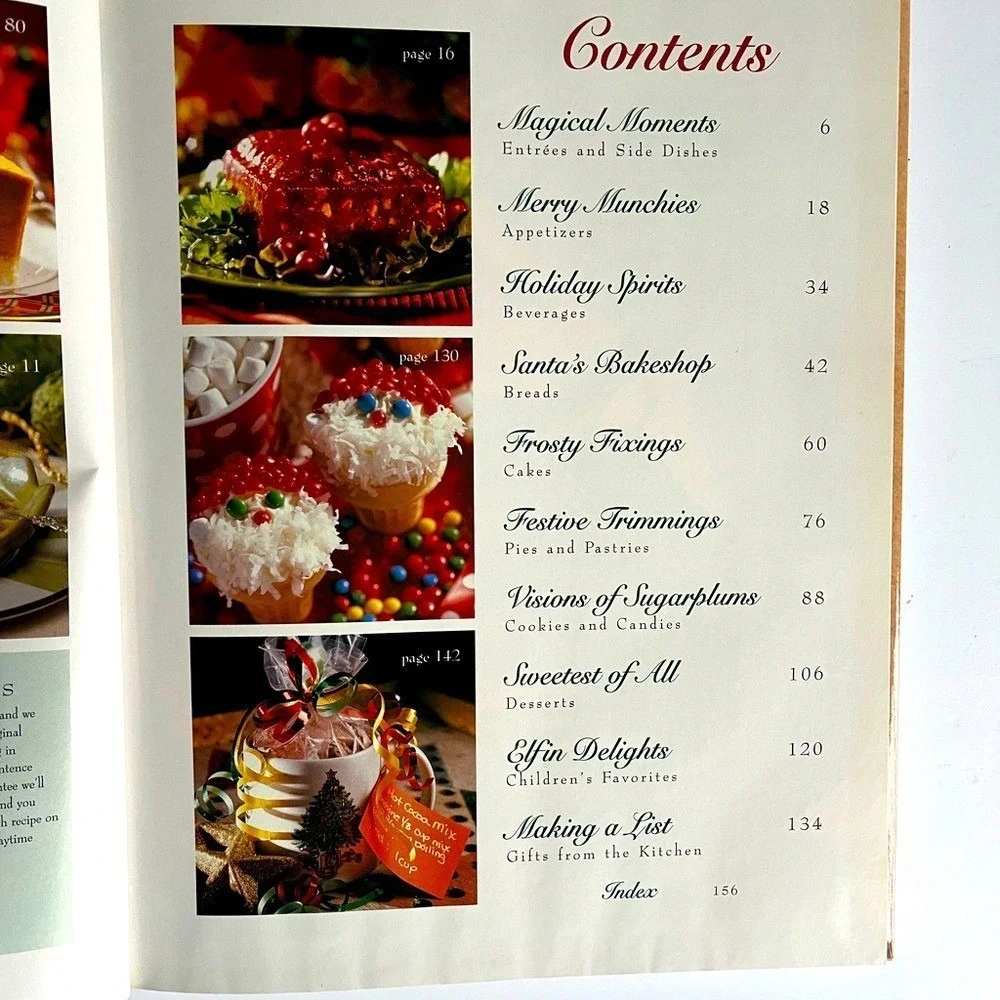 Southern Living Christmas Cookbook 1997 Vintage Holiday Recipes Hardcover